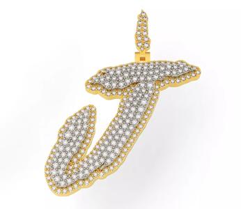 FLOWER SETTING LETTER J