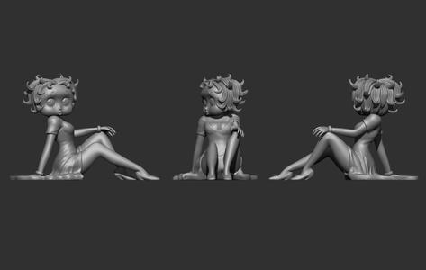 3D Sexy Betty Boop
