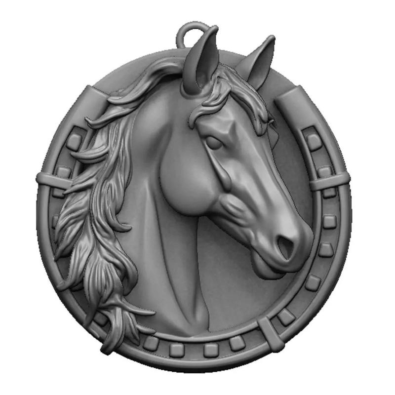 horse with horse shoe