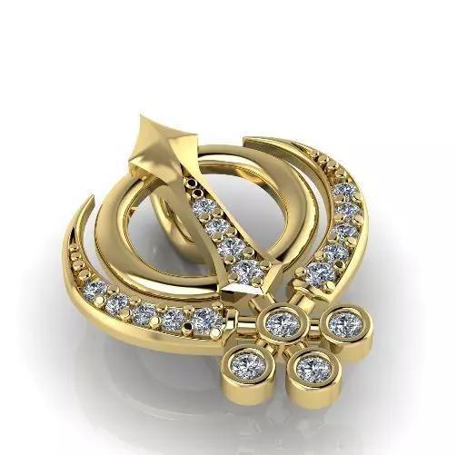 Pendant symbol of Khanda Model 2958