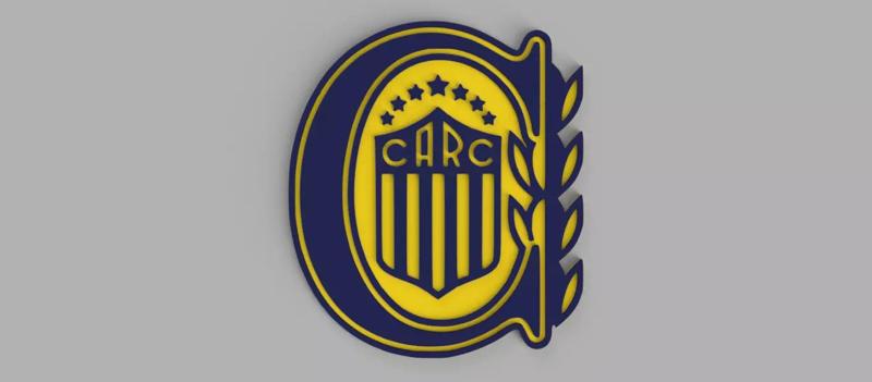 Club Atletico Rosario Central Coat of Arms Futbol Wall Picture