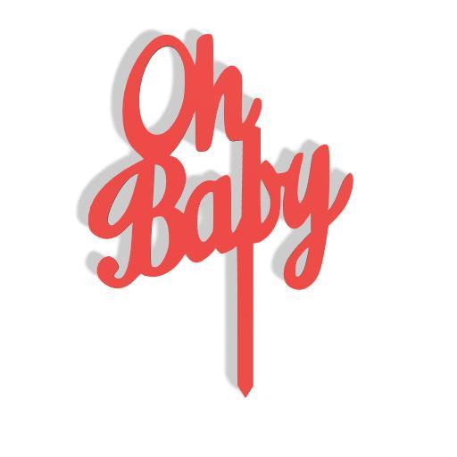Oh Baby! Cake Topper