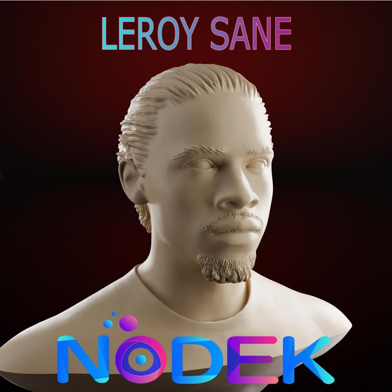 Bust of Leroy Sané - Bayern Munich and Germany's Fastest Winger