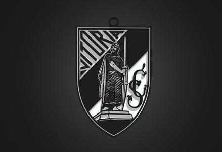 Porta Chaves Vitoria Guimaraes 3D Key Ring Holder