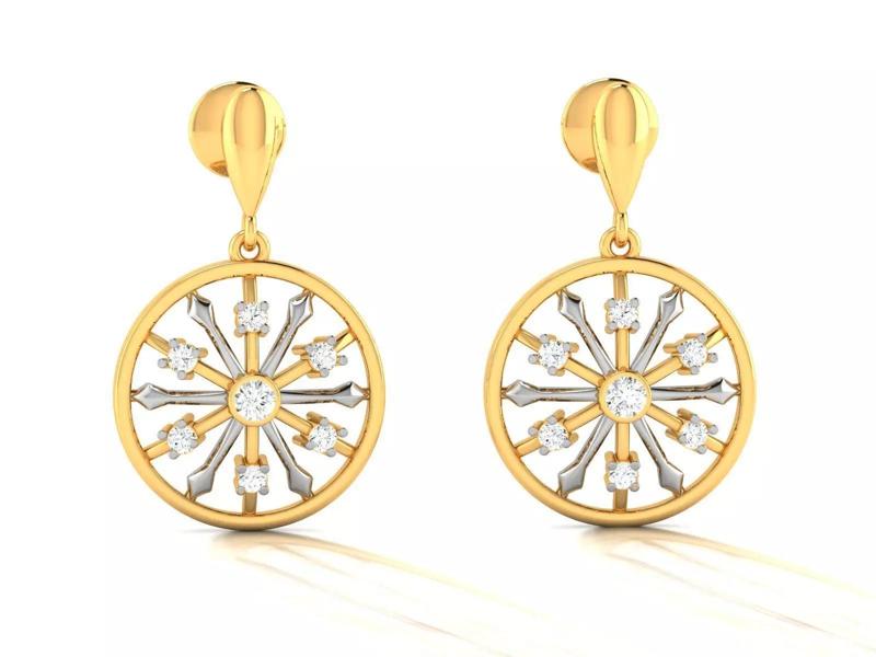 Diamond Woman Earring