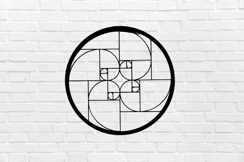 WALL DECORATION golden number