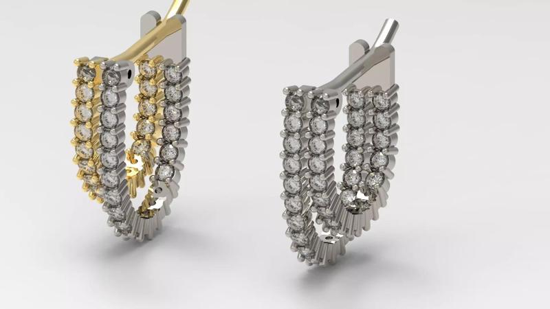 woman luxury jewelry earring je0049