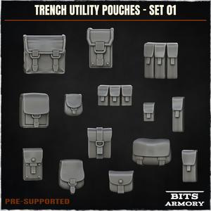 Trench Utility Pouches - Set 01