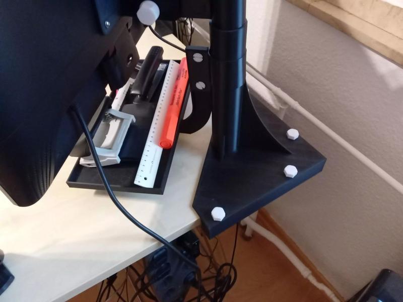 cool office screen holder print proofed  Bildschirmhalter