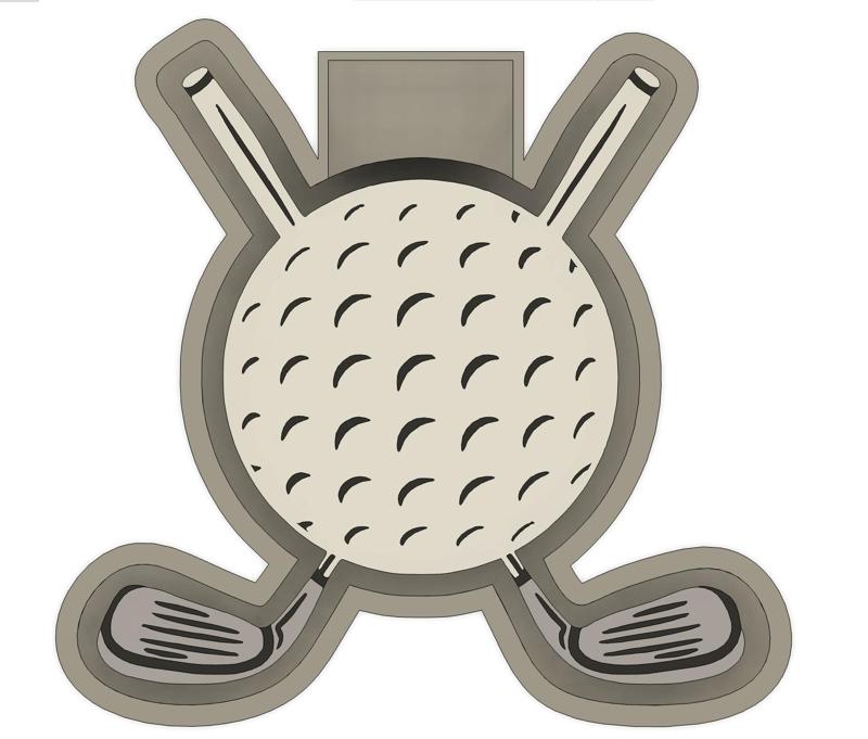 Golf Freshie Silicone Mold Housing