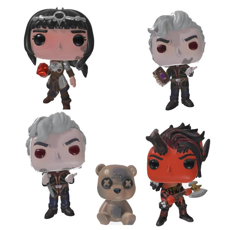 4 POP BALDUR's GATE 3 ASTARION KARLACK OMBRECOEUR CLIVE