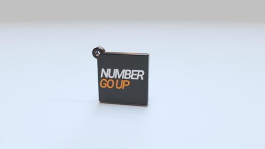 Bitcoin Keychain - Block "Number Go Up"