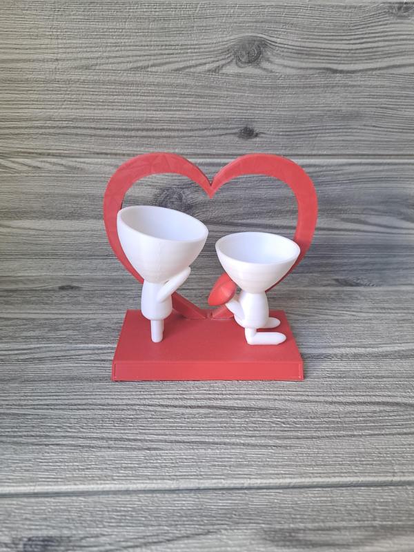 YOGI COUPLE IN LOVE SWEETHEARTS SWEETHEARTS LOVE HEART