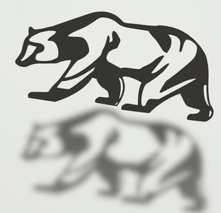 bear decoration wall bear