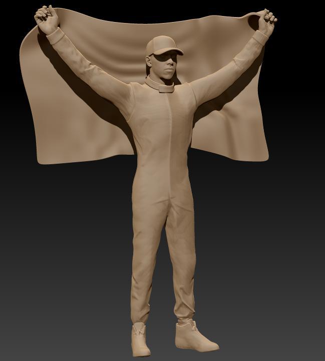 F1 pilot victory pose #10