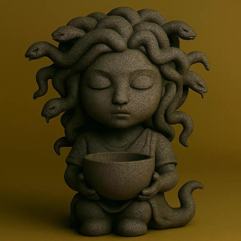 Flower Bowl Planter Medusa