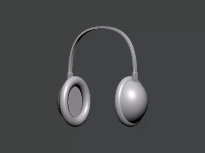 3D Model-HEADPHONES0002 headphone
