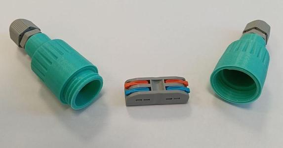 Container for the terminal wago 222-412d with PG7 input