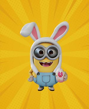 Minion Chibi with Rabbit Costume - Easter Edition