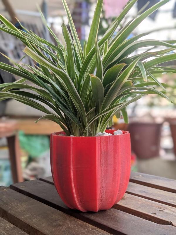 Wavey Planter – 3D Printed Modern Plant Pot