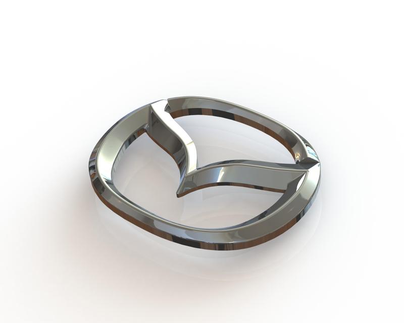 Mazda emblem key ring