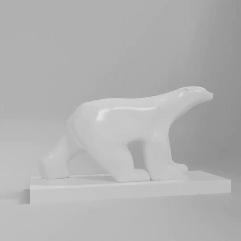 Ours blanc de Pompon