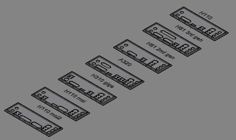 Mother Board Back Plates