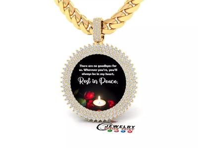 Custom Picture Pendant - Memory Picture diamond