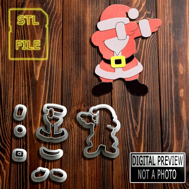 CHRISTMAS CUTTERS - NOEL DAB POSE MODEL