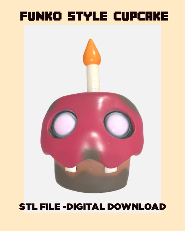 FNAF cupcake -Funko style cupcake