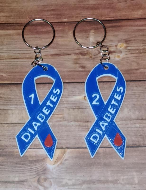 Diabetes key chains