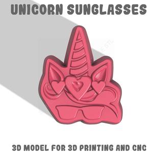 Unicorn sunglasses Stl File