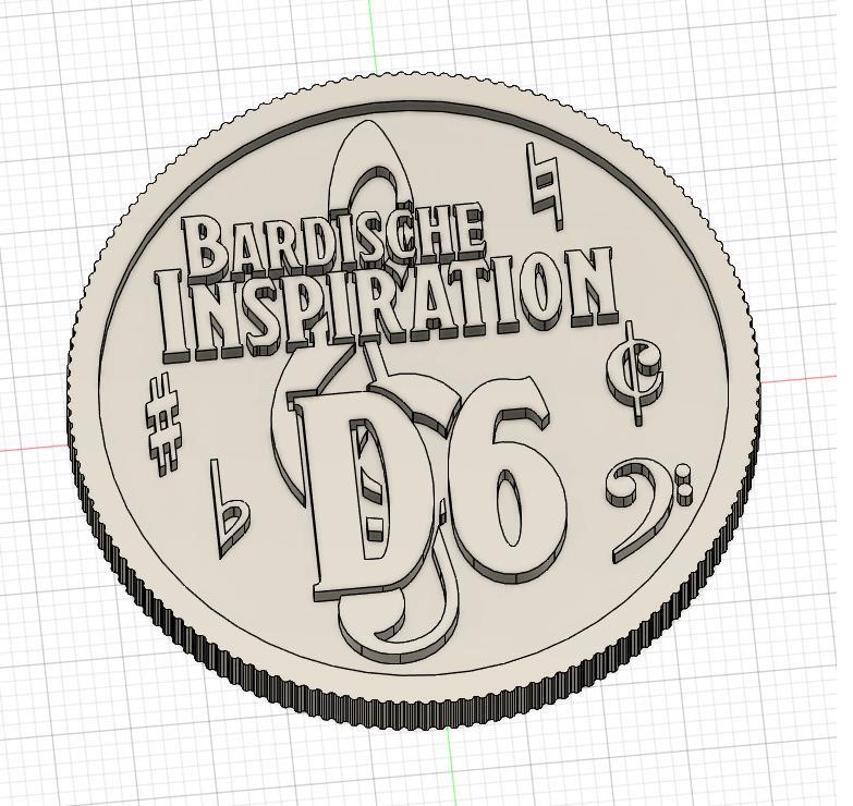 DnD Bardische Inspiration Token