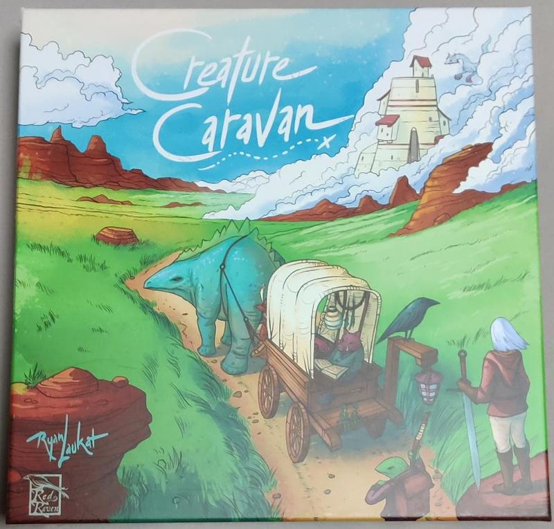 Creature Caravan (Retail Edition) + Expansion - Board Game Insert - Sleeved Cards