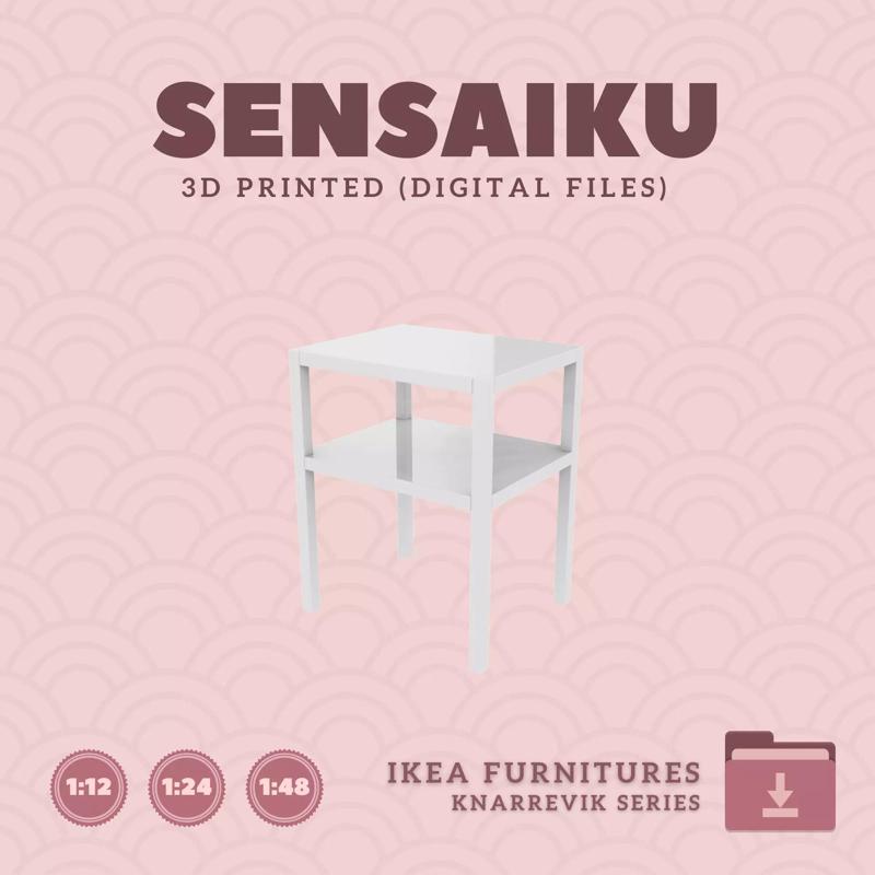 32 KNARREVIK Nightstand for Mini Dollhouse - IKEA - 3D Print