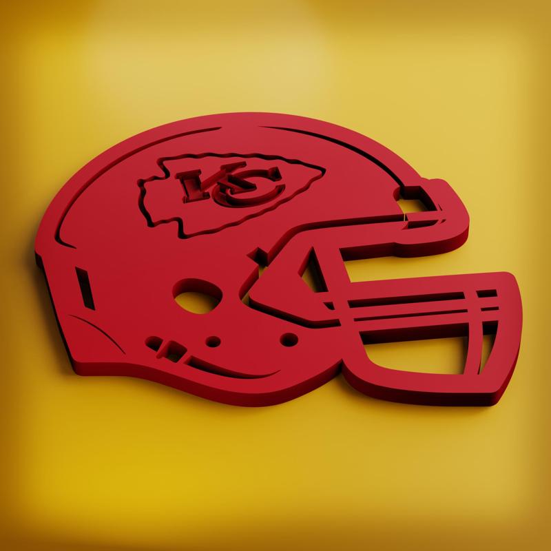 NFL KANSAS CITY CHIEFS HELMET COASTER