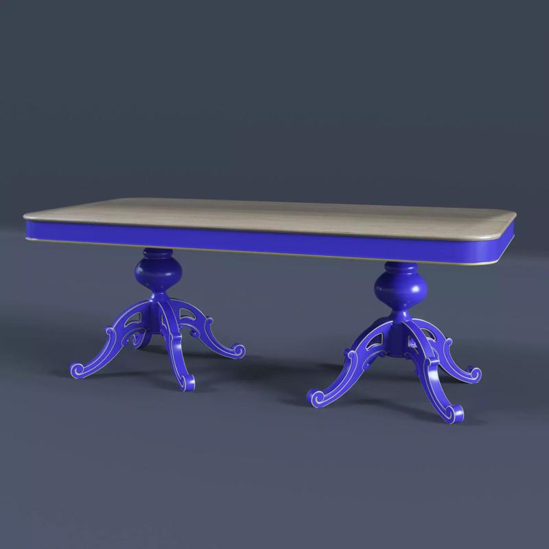 antique table in classic style