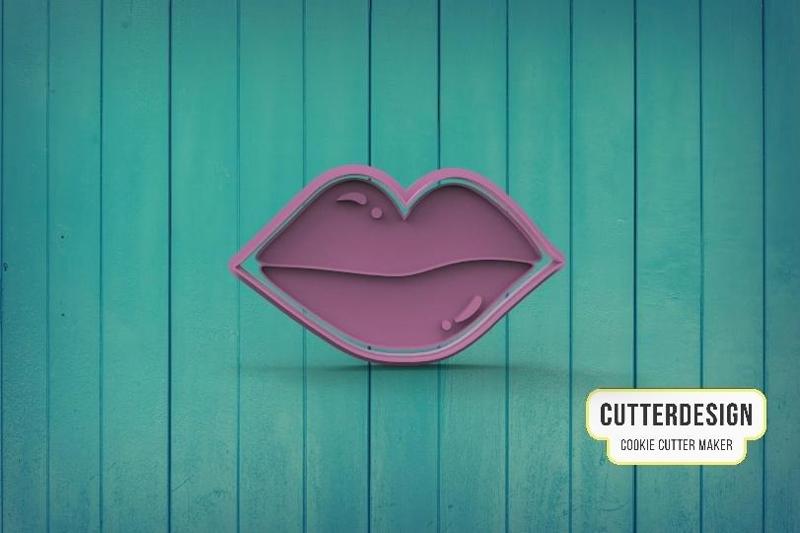 Lips Lips Cookie cutter