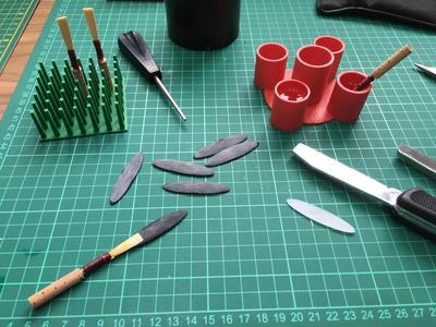 Oboe reed drying rack