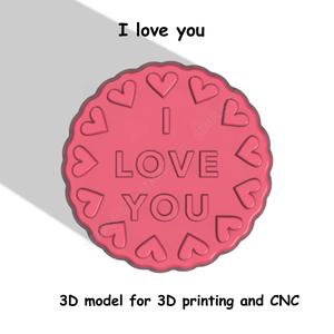 I love you Stl File