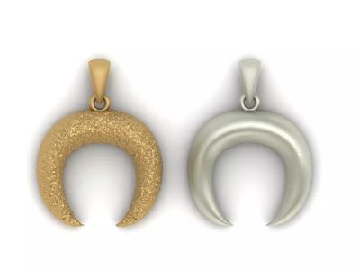 Crescent Moon Pendant