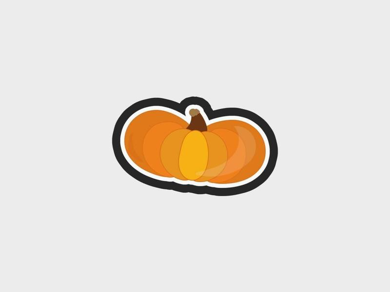 Fall Harvest Pumpkin Long Cookie Cutter