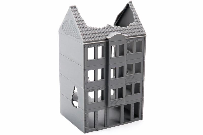 Berlin Destroyed Redidential T1 - WW2 Wargaming Terrain