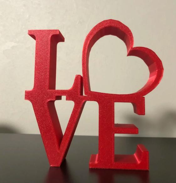 valentines love ornament