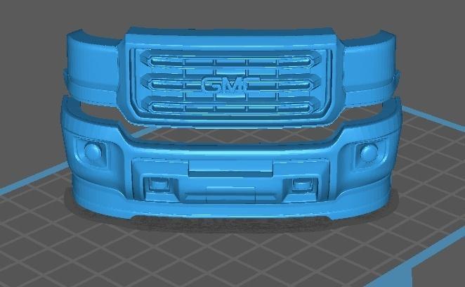 2016 GMC Grill and Bumper