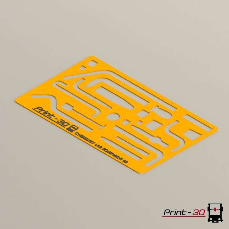 Chemical Laboratory Equipment (2) - Drawing Template