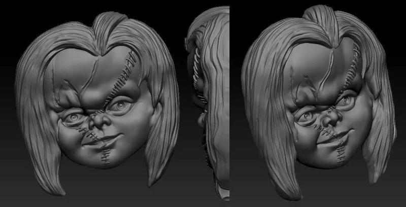 Chucky Face Pendant