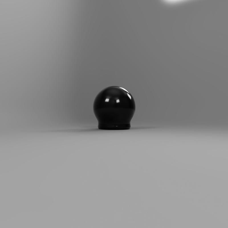 Round gear knob for many Renault/Dacia models including RS