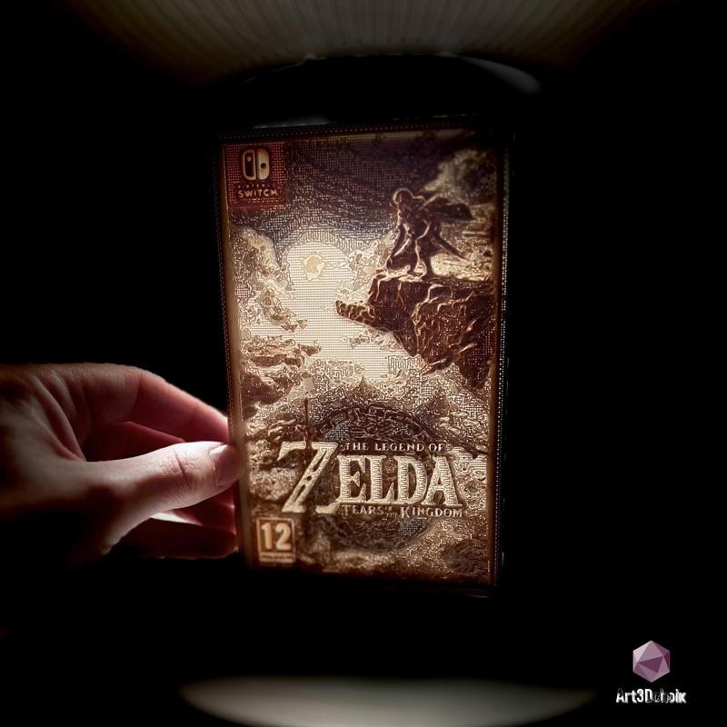 ZELDA Lithophane Maker Color Sublimation concept by Art3Dchoix