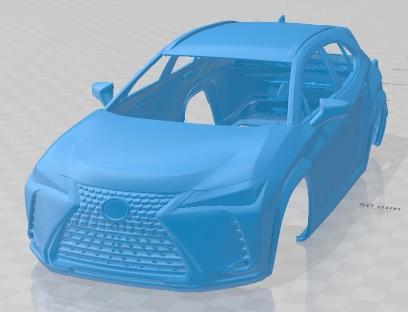 Lexus UX 300e 2021 Printable Body Car